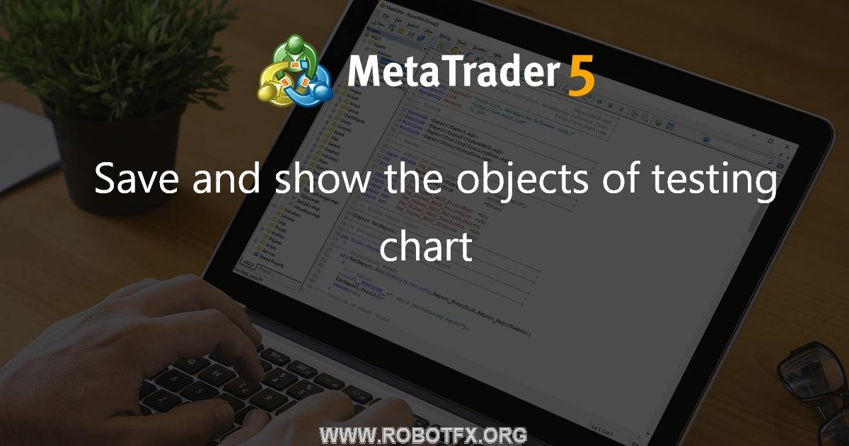 Save and show the objects of testing chart - script for MetaTrader 4