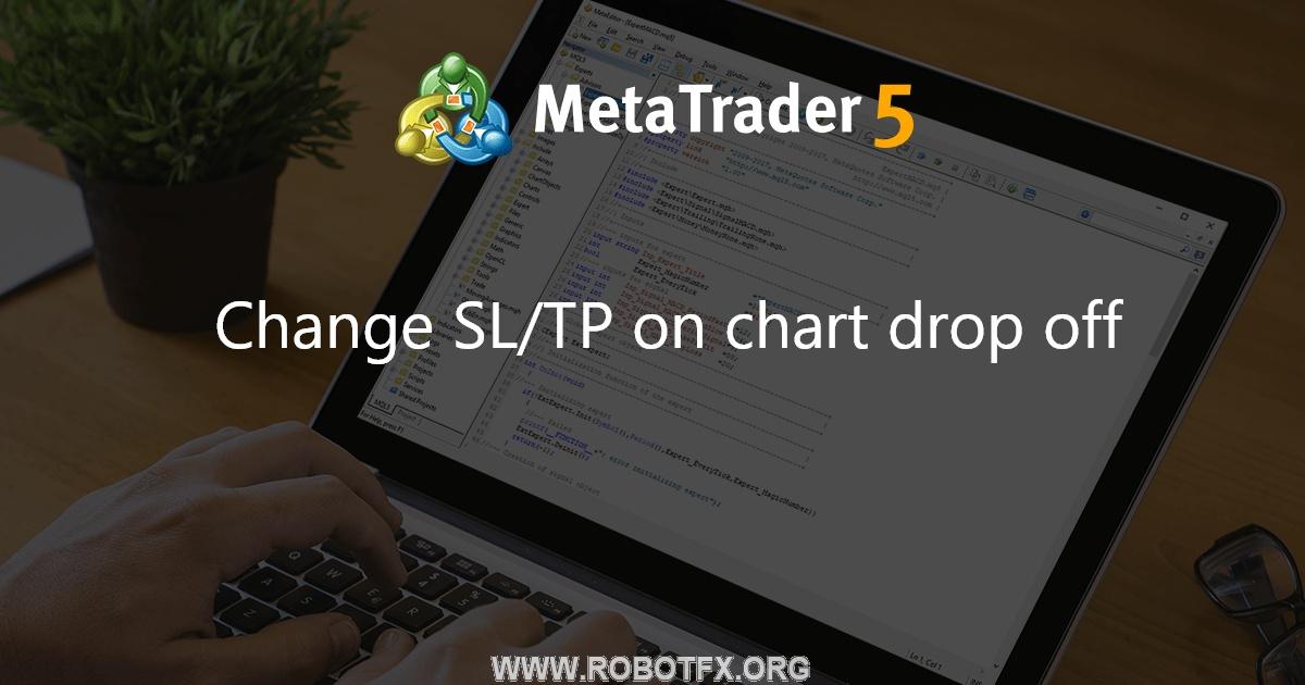 Change SL/TP on chart drop off - script for MetaTrader 5