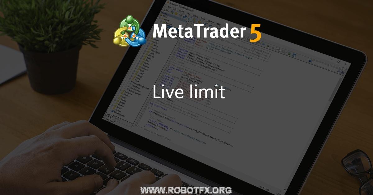 Live limit - script for MetaTrader 4