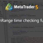 TimeInRange time checking function - library for MetaTrader 4