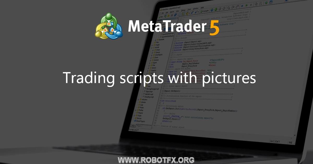 Trading scripts with pictures - script for MetaTrader 4